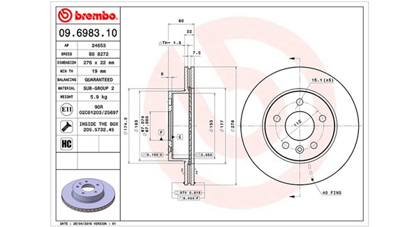 Brake Disc (360406032200)