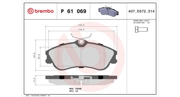 Brake Pad Set, disc brake