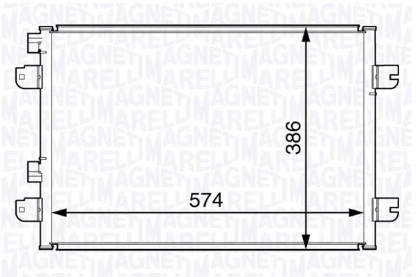 Condenser, air conditioning (350203728000)