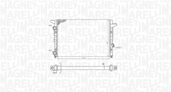 Radiator, engine cooling