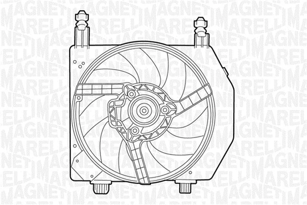 Fan, engine cooling (069422397010)