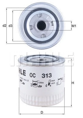 Oil Filter (154084979010)