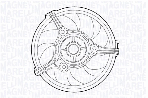 Fan, engine cooling (069422468010)