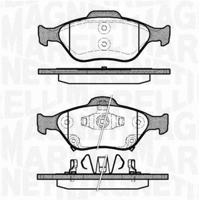 Brake Pad Set, disc brake (363916060404)