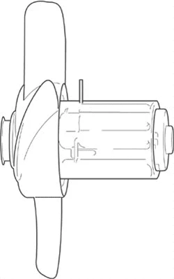 Fan, engine cooling (069422224010)
