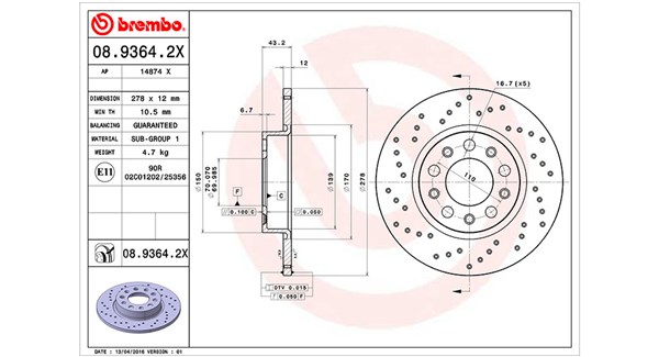 Brake Disc (360406011402)