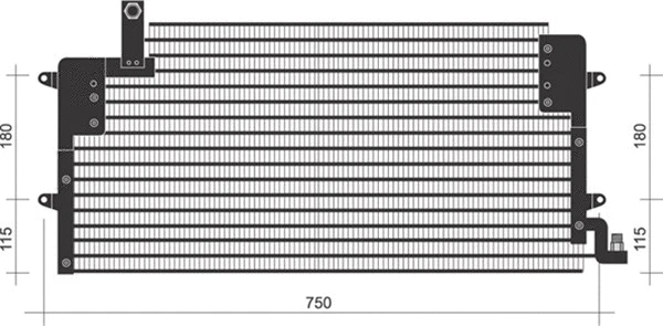 Condenser, air conditioning (350203449000)