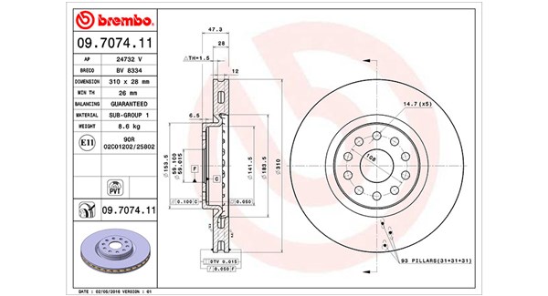 Brake Disc (360406010701)