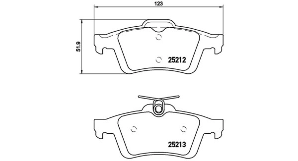 Brake Pad Set, disc brake (363700524148)