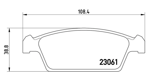Brake Pad Set, disc brake (363700415001)