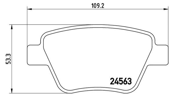Brake Pad Set, disc brake (363700585114)