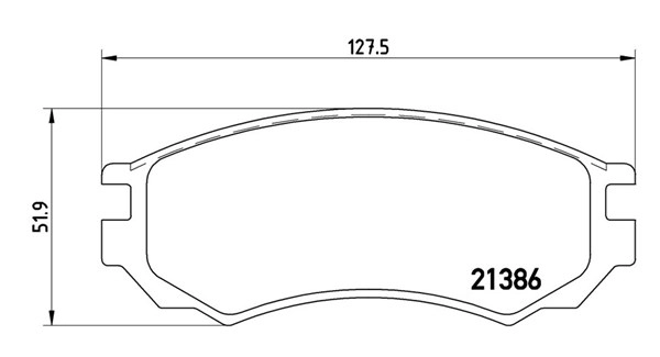Brake Pad Set, disc brake (363700456028)