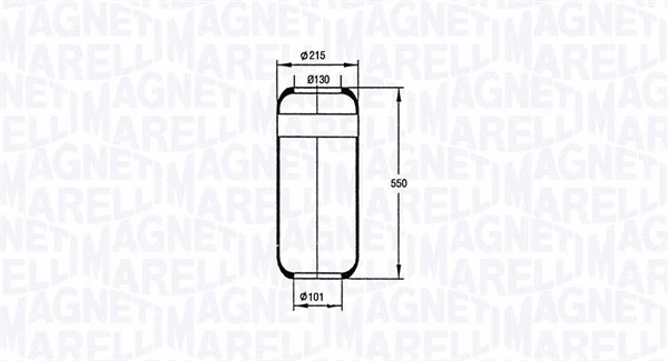 Bellow, air suspension (030607020055)