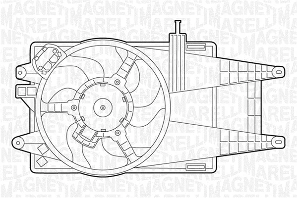 Fan, engine cooling (069422037010)