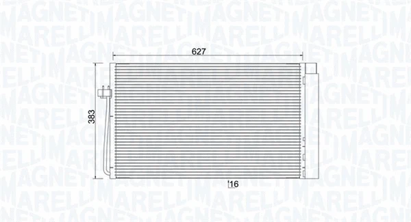 Condenser, air conditioning (350203899000)