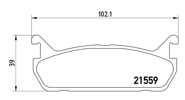 Brake Pad Set, disc brake (363700449015)