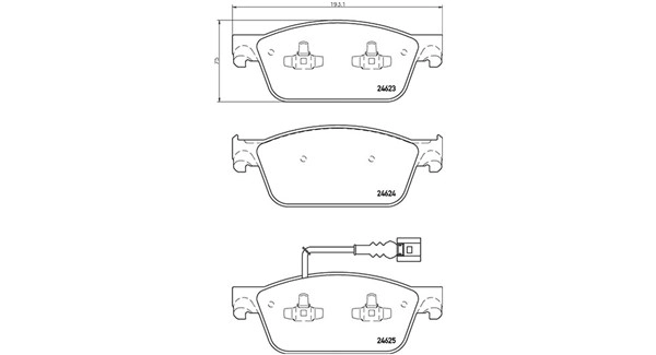 Brake Pad Set, disc brake