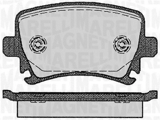 Brake Pad Set, disc brake (363916060133)