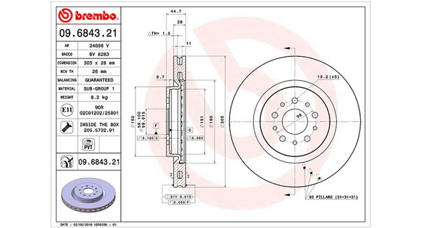 Brake Disc (360406010801)