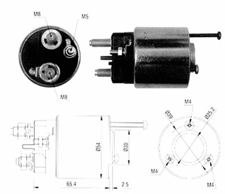 Solenoid Switch, starter (940113050065)