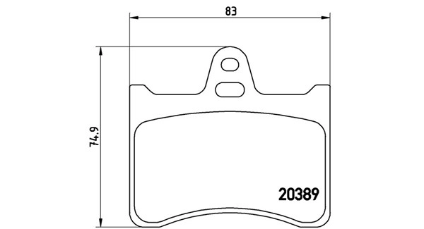Brake Pad Set, disc brake (363700461019)