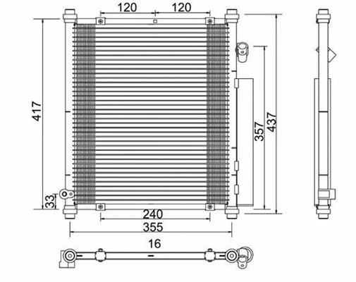 Condenser, air conditioning (359003220740)