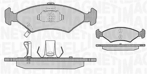Brake Pad Set, disc brake (363916060287)