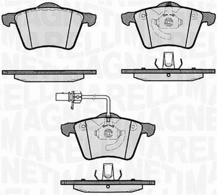 Brake Pad Set, disc brake (363916060262)
