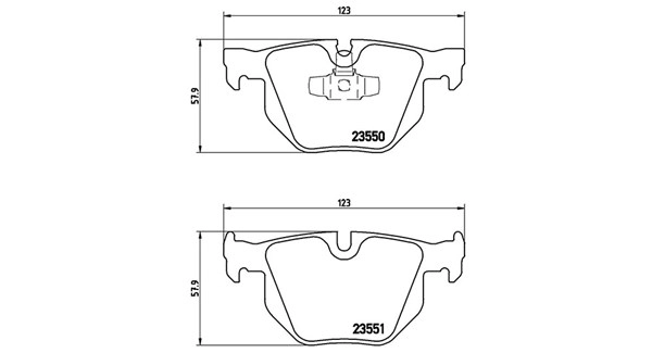 Brake Pad Set, disc brake (363700506039)