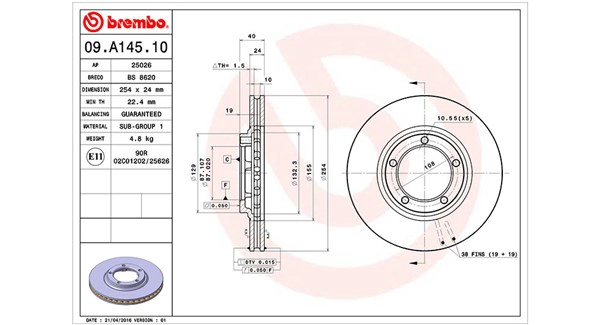 Brake Disc (360406126400)