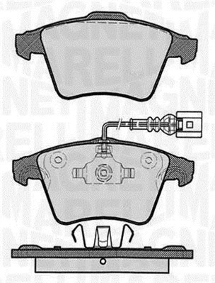 Brake Pad Set, disc brake (363916060414)