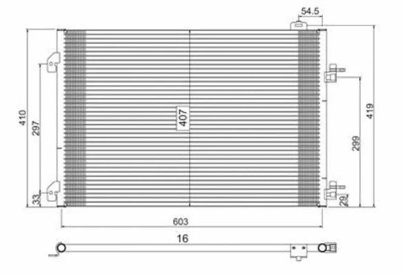 Condenser, air conditioning (359003221420)