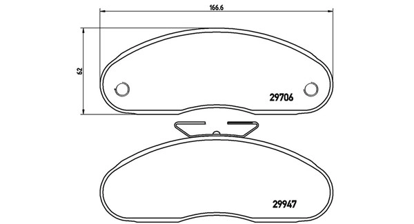 Brake Pad Set, disc brake (363700468013)