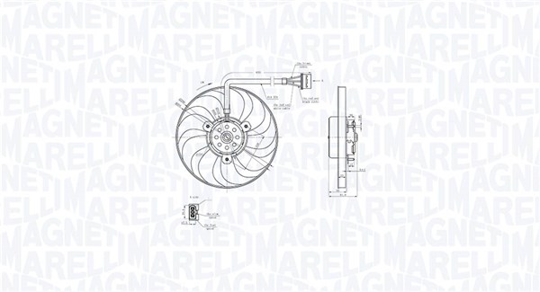 Fan, engine cooling (069422876010)