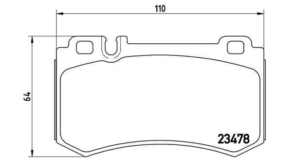 Brake Pad Set, disc brake (363700450061)