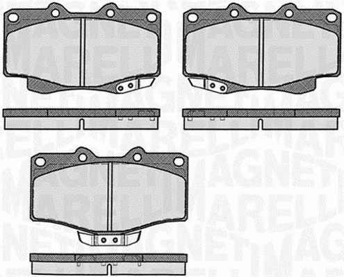 Brake Pad Set, disc brake (363916060401)