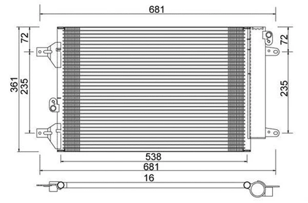 Condenser, air conditioning (359003221690)