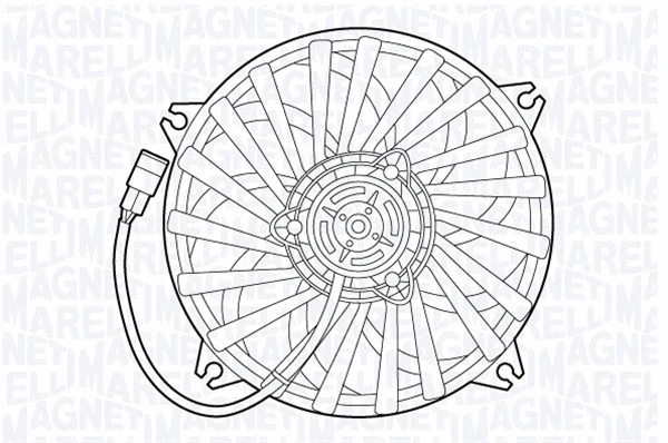 Fan, engine cooling (069422560010)