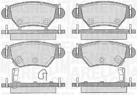 Brake Pad Set, disc brake (363916060357)