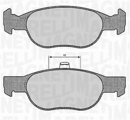 Brake Pad Set, disc brake (363916060239)