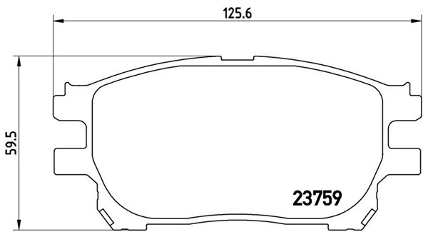 Brake Pad Set, disc brake (363700483070)