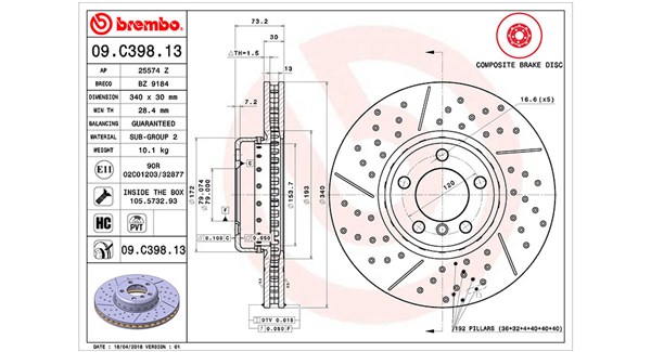 Brake Disc (360406130404)