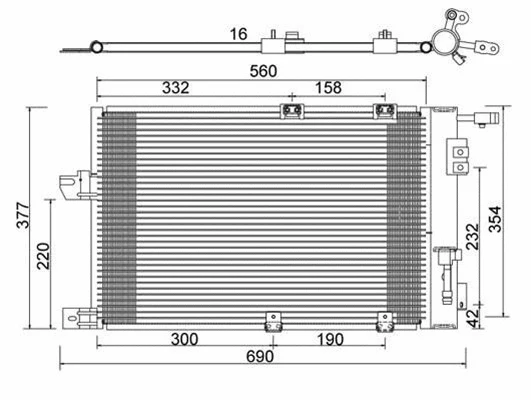 Condenser, air conditioning (359003221360)