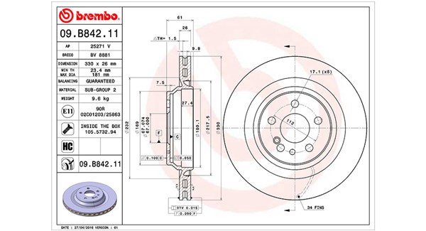 Brake Disc (360406118701)