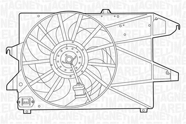 Fan, engine cooling (069422396010)