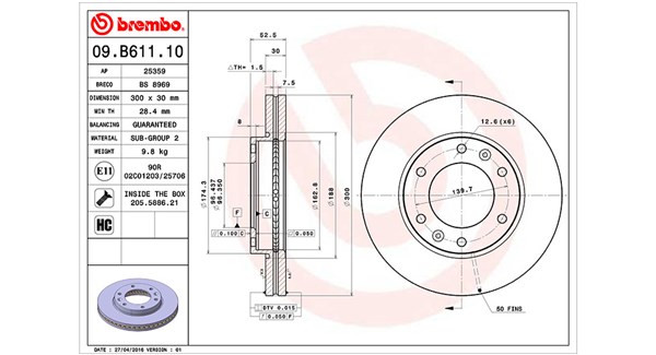 Brake Disc (360406125400)