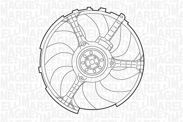Fan, engine cooling (069422032010)