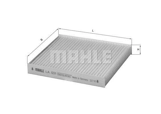 Filter, cabin air (154705205080)