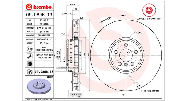 Brake Disc (360406134004)