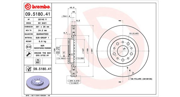 Brake Disc (360406165801)
